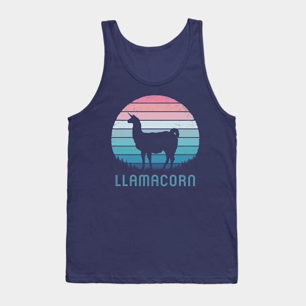 Llamacorn Retro Tank Top by TigerTom